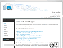Tablet Screenshot of desal.co.uk
